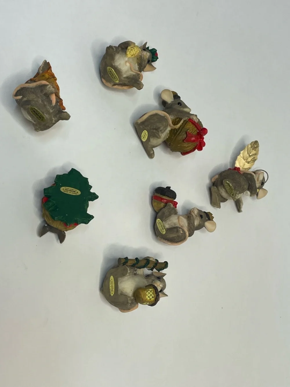 Silvestri Nativity Christmas Mouse Charming Tails Fitz & Floyd Set 9 Piece Rare - Picture 6 of 8